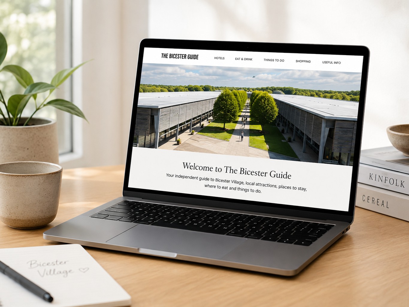 Using The Bicester Guide website